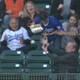 Illustration for article titled Dodgers Fan Keeps Trying To Catch Foul Balls, Keeps Throwing Food All Over The Damn Place